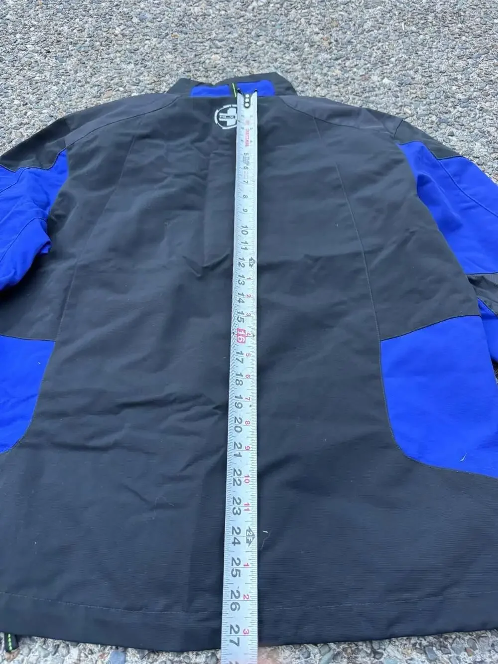 RLX Ralph Lauren Blue Black Full Zip Softshell Primaloft Jacket Size L